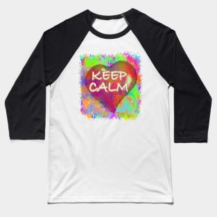 Full of Color with Heart Baseball T-Shirt